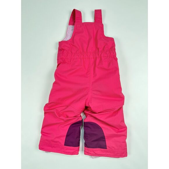 Patagonia Toddler Girls Snow Pants Bib Overalls | Size 2T | Pink Waterproof H2No - Picture 3 of 5